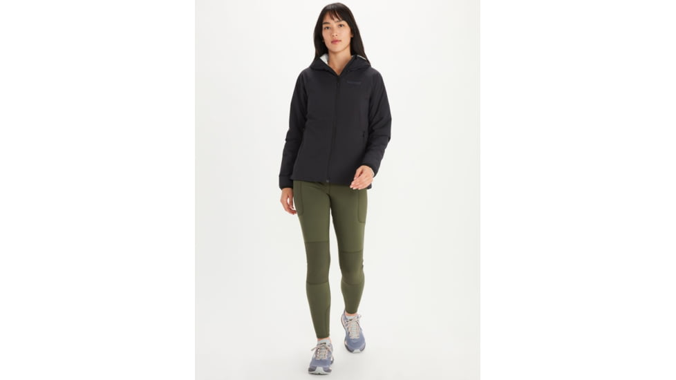 Marmot Novus Hoody - Womens, Black, Medium, M12693-001-M