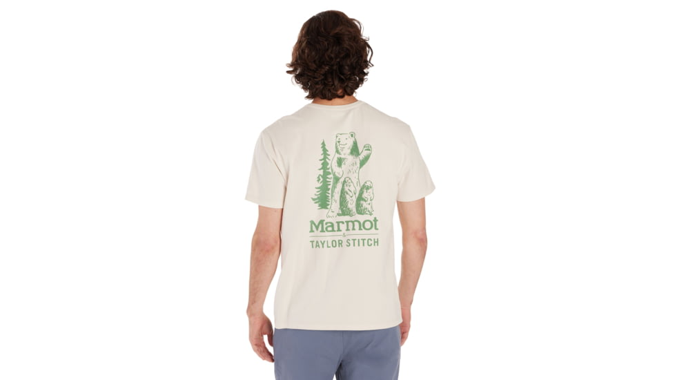 Marmot Organic Cotton Trail Buddies Short Sleeve Tee - Mens, Papyrus, 2XL, M15371-7395-XXL