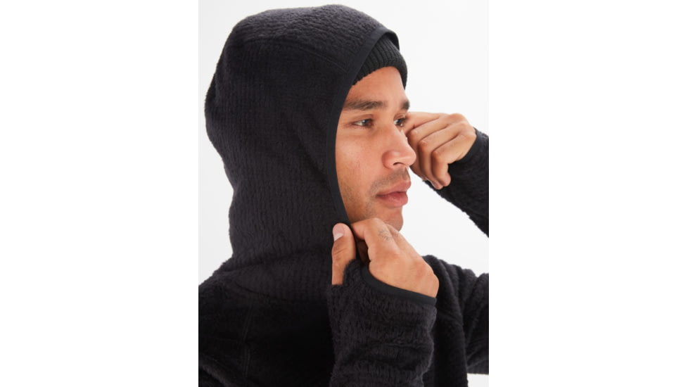 Marmot Orsa Polartec Wool Hoody - Mens, Black, Medium, M13206-001-M