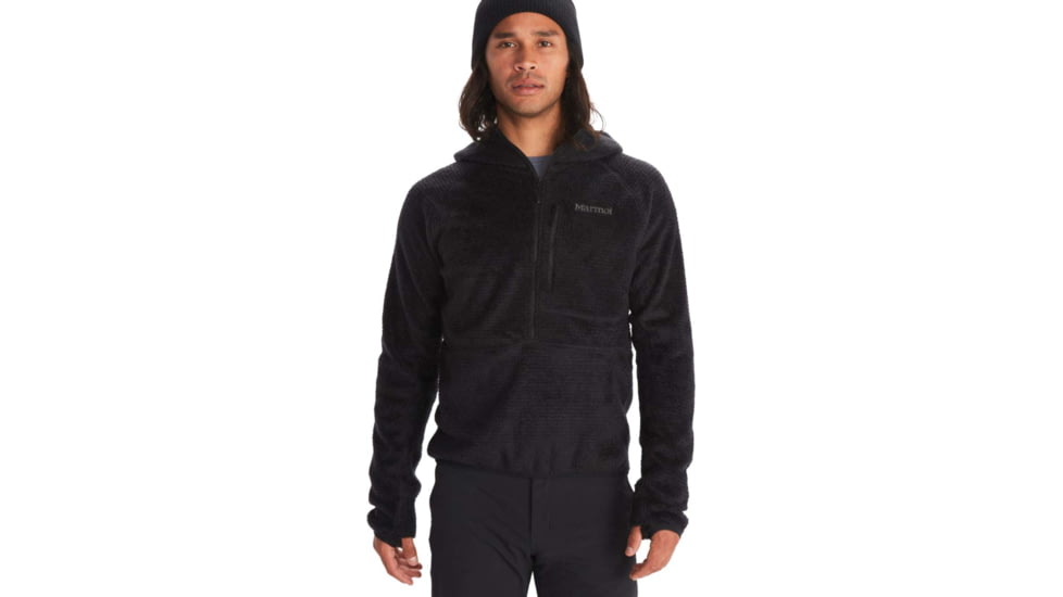 Marmot Orsa Polartec Wool Hoody - Mens, Black, Medium, M13206-001-M