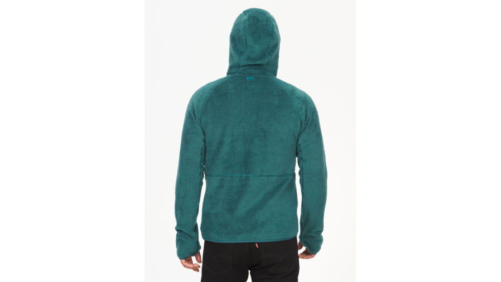 Marmot Orsa Polartec Wool Hoody - Mens, Dark Jungle, Large, M13206-22261-L