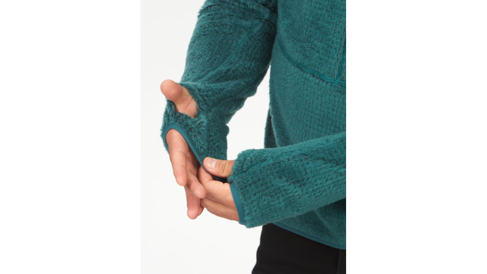 Marmot Orsa Polartec Wool Hoody - Mens, Dark Jungle, Large, M13206-22261-L