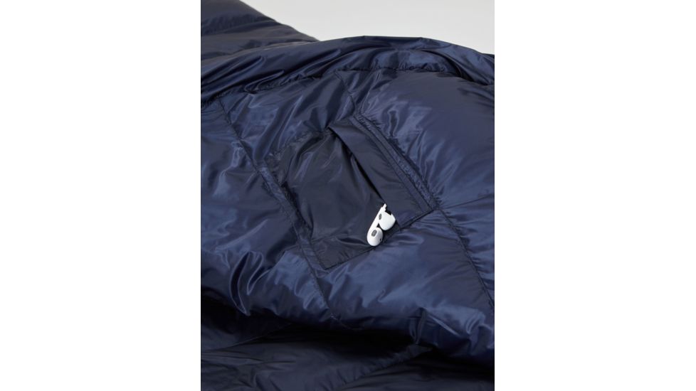 Marmot Phase 20 Sleeping Bag, Arctic Navy, Long, Left Zip, 37980-2975-LZ