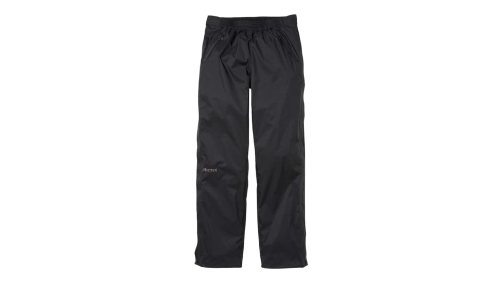 Marmot PreCip Eco Full Zip Pant Long - Womens, Black, Large, M15877-001-L