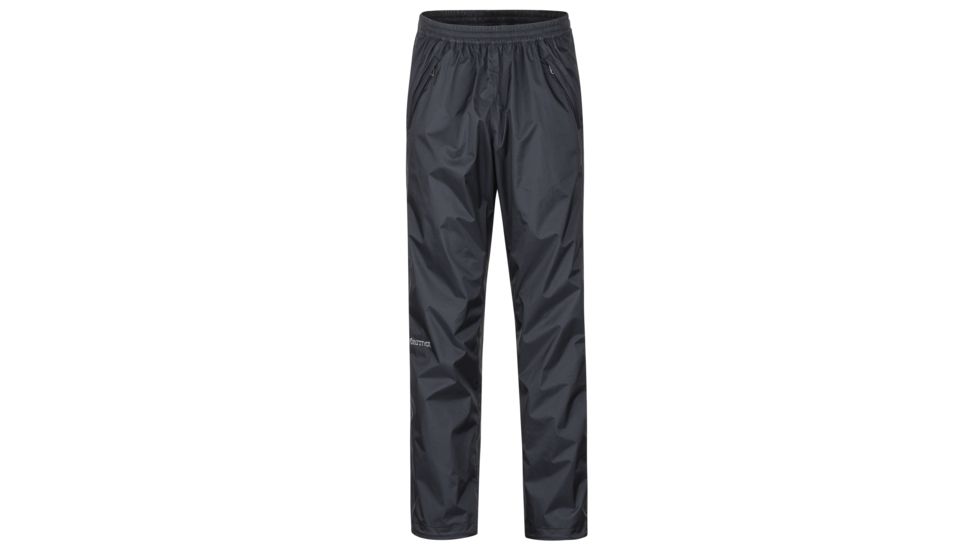 Marmot PreCip Eco Full Zip Pant - Mens, Black, Small, Short, 41530S-001-S
