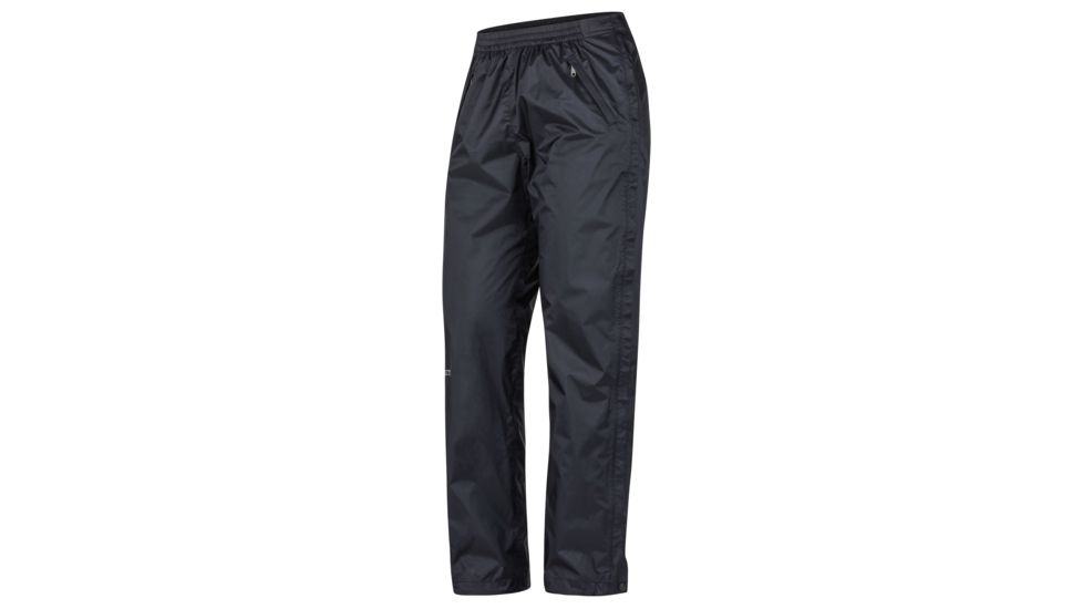 Marmot PreCip Eco Full Zip Pant - Womens, Black, Extra Large, Long Inseam, 46720L-001-XL