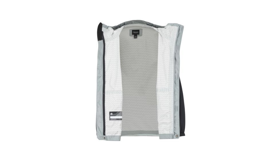 Marmot PreCip Eco Jacket - Boys, Black/Grey Storm, Extra Large, 41000-1792-XL