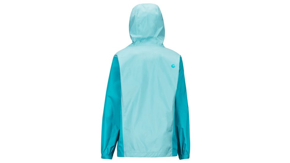 Marmot PreCip Eco Jacket - Girls, Aquarelle/Blue Tile, Extra Small, 41010-4942-XS