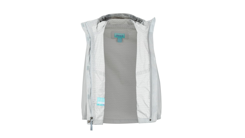 Marmot PreCip Eco Jacket - Girls, Bright Steel, Extra Small, 41010-1862-XS