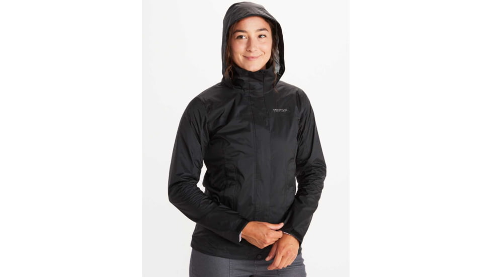 Marmot PreCip Eco Jacket - Womens, Black, Extra SmallMediumaLargeLarge, M15866-001-XS
