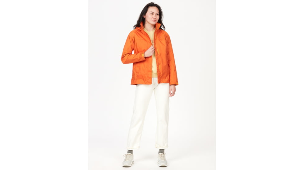 Marmot PreCip Eco Jackets - Womens, Tangelo, Extra Small, 46700-9434-XS