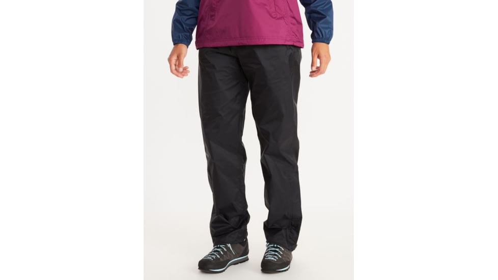 Marmot PreCip Eco Pant Long - Womens, Black, Extra Large, 46730L-001-XL