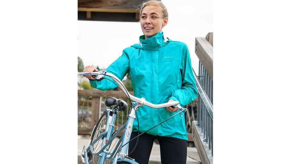 Marmot PreCip Rain Jacket - Womens, Oceanic, XS, 46200-2186-XS