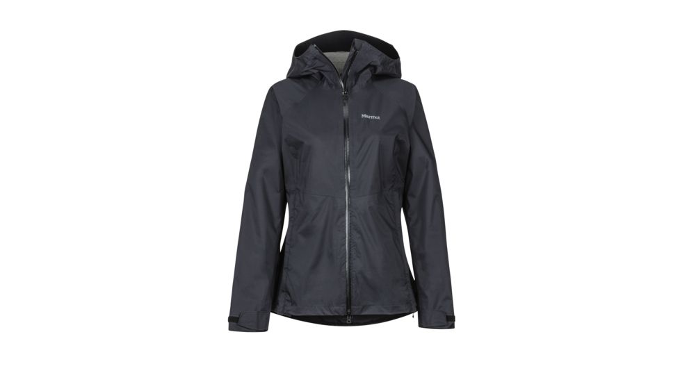 Marmot PreCip Stretch Jacket - Womens, Black, Small, 36590-001-S