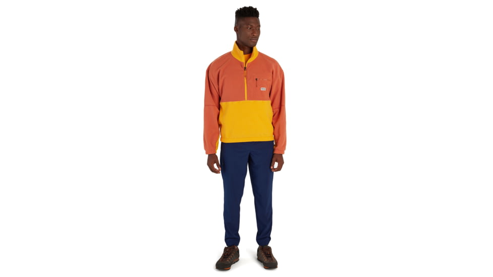 Marmot Retro Rocklin 1/2 Zip - Mens, Auburn/Golden Sun, Small, M14609-23491-S