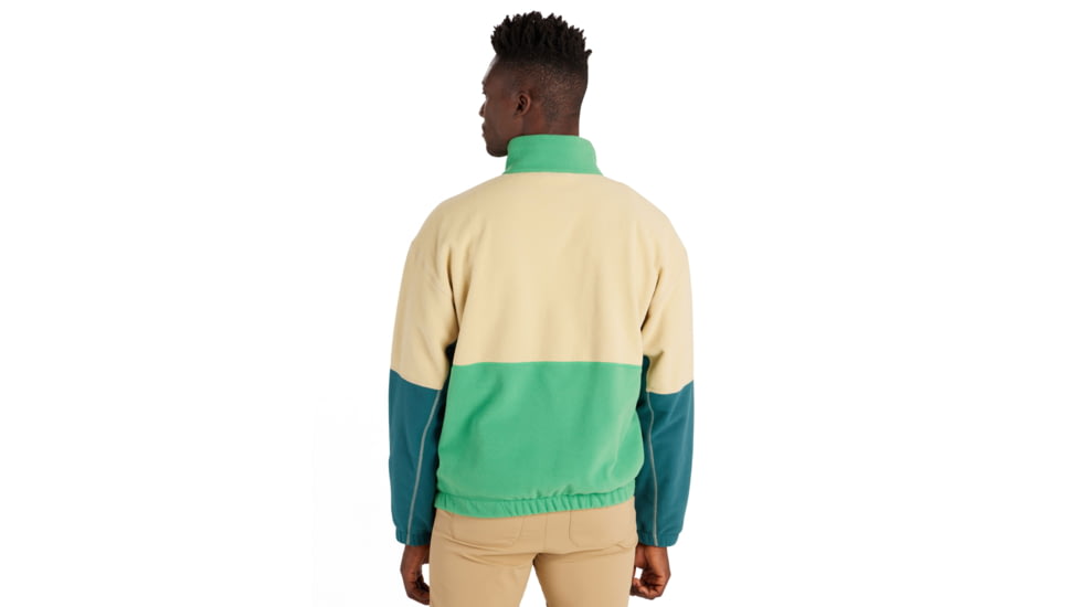 Marmot Retro Rocklin 1/2 Zip - Mens, Light Oak/Clover/Dark Jungle, Medium, M14609-23234-M