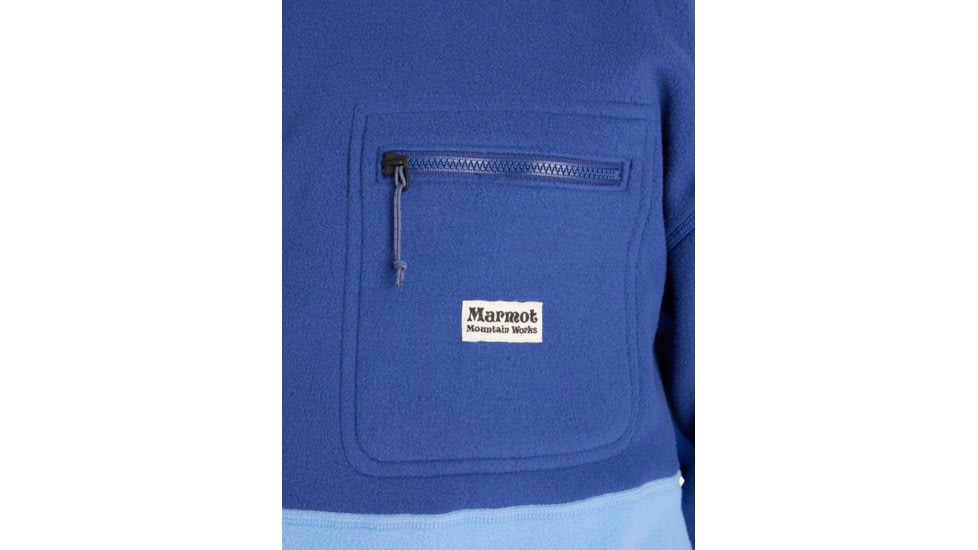 Marmot Retro Rocklin 1/2 Zip - Mens, Twilight Blue/Blue Bonnet, 2XL, M14609-23246-XXL