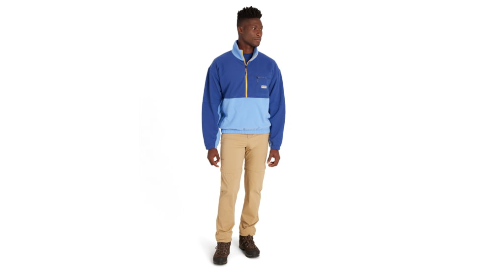 Marmot Retro Rocklin 1/2 Zip - Mens, Twilight Blue/Blue Bonnet, 2XL, M14609-23246-XXL
