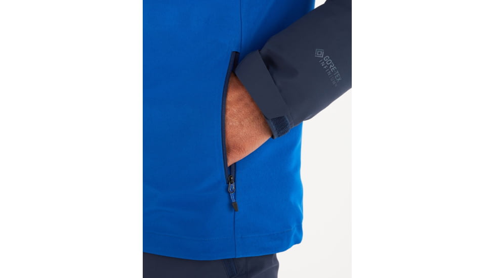 Marmot ROM GORE-TEX Infinium Hoody - Mens, Dark Azure/Arctic Navy, Medium, M12360-19593-M
