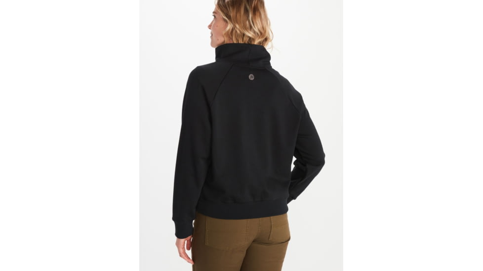 Marmot Rowan Funnel Neck - Womens, Black, Extra Small, M13287-001-XS