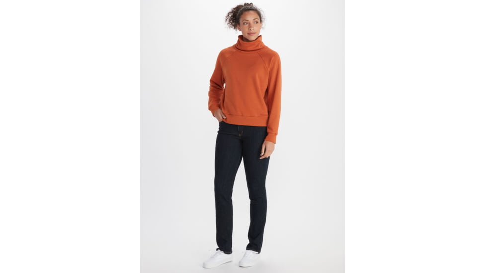 Marmot Rowan Funnel Neck - Womens, Copper, Small, M13287-7160-S