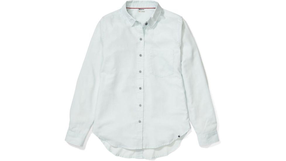 Marmot Seaside Ultra Lightweight Flannel Long Sleeve Shirt - Womens, Hazy Afternoon, Small, 46930-3109-S