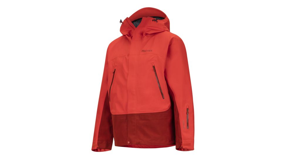Marmot Spire Jacket - Mens, Mars Orange/Dark Rust, Small, 31550-9852-S