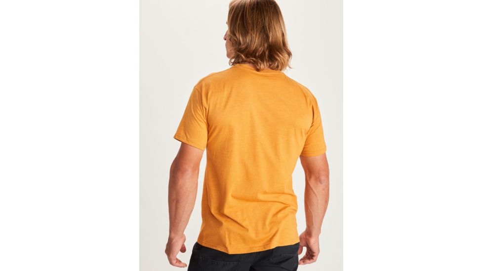 Marmot Tower Tee Short Sleeve T-Shirt - Mens, Aztec Gold Heather, Medium, 41850-8995-M