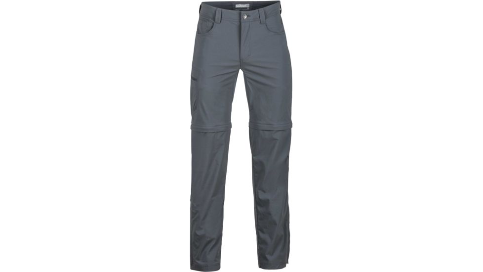 Marmot Transcend Convertible Pant - Men's-Slate Grey-Long Inseam-28 Waist