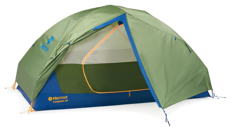 Marmot Tungsten Tent - 3 Person, Foliage/Dark Azure, One Size, 195115053321