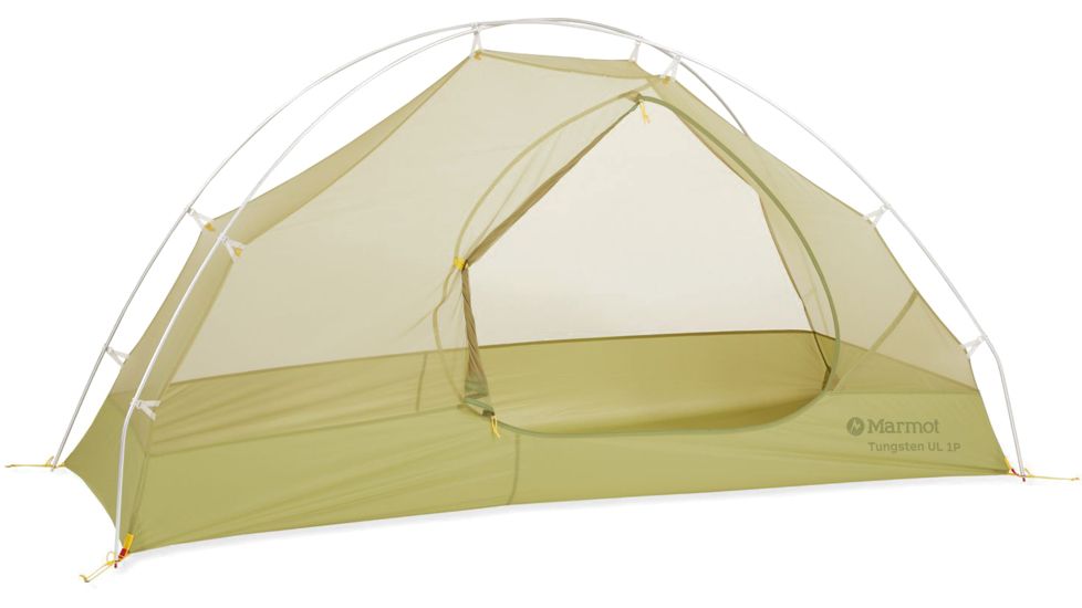 Marmot Tungsten UL Tent - 1 Person, 3 Season, Wasabi, One Size, 37800-4207-ONE
