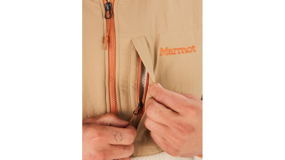 Marmot Wiley Polartec 1/2 Zip - Mens, Shetland/Sandbar, Extra Large, M13191-19687-XL