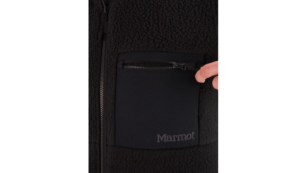 Marmot Wiley Polartec Jacket - Womens, Black, Small, M13188-001-S