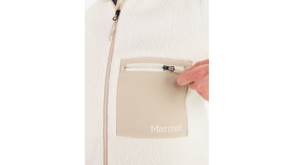 Marmot Wiley Polartec Jacket - Womens, Papyrus/Sandbar, Small, M13188-20711-S