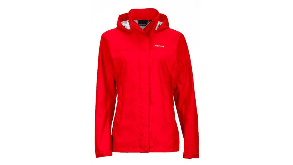Marmot Womens PreCip Jacket, Cherry Tomato, XL, 46200-6778-XL