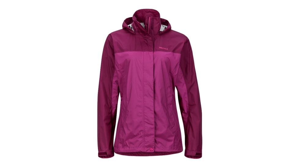 Marmot Womens PreCip Jacket, Purple Orchid/Deep Plum, L, 46200-6921-L