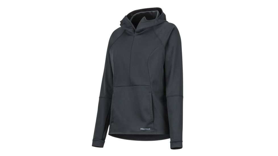 Marmot Zenyatta 1/2 Zip Hoody - Womens, Black, Extra Small, 84620-001-XS