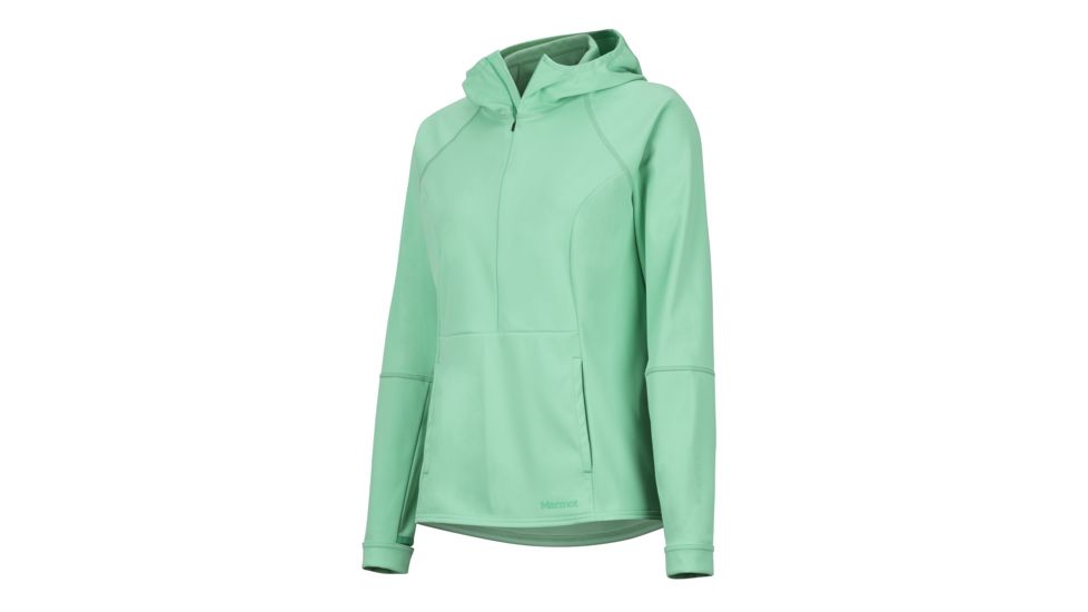Marmot Zenyatta 1/2 Zip Hoody - Womens, Double Mint, Medium, 84620-4839-M