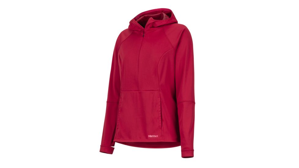 Marmot Zenyatta 1/2 Zip Hoody - Womens, Sienna Red, Extra Large, 84620-6005-XL