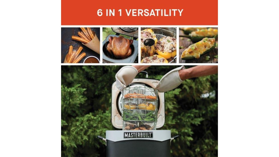 Masterbuilt 20 Quart Outdoor Air Fryer, Black, Small, MB20013020
