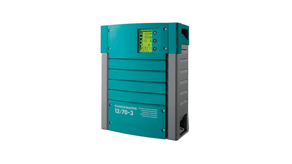 MasterVolt Battery Charger, ChargeMaster 12V 70A, 3 Bank, New Condition MV-44010700