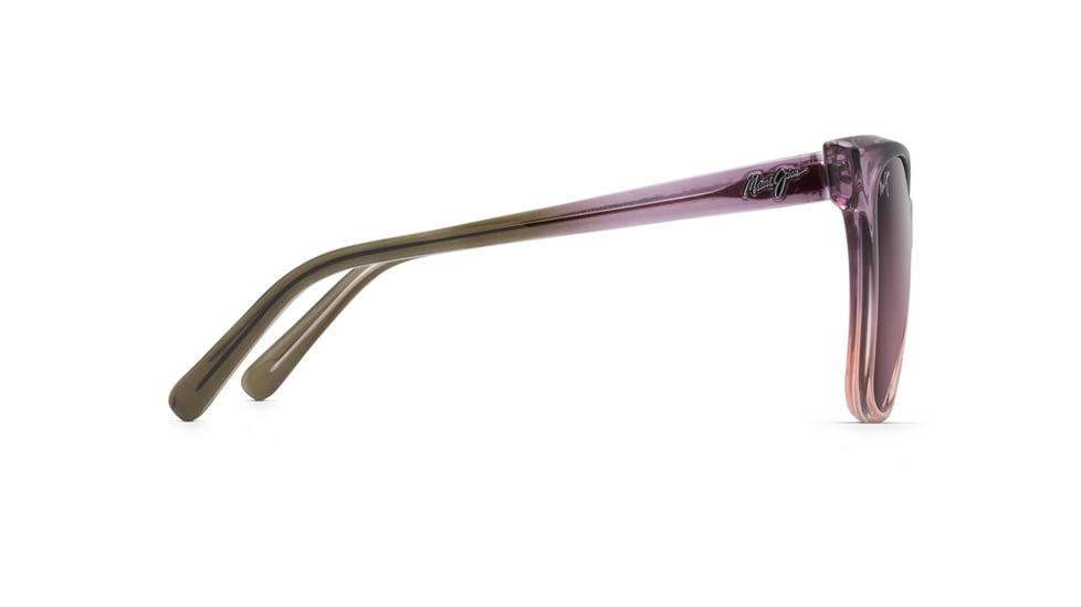 Maui Jim Alekona Polarized Cat Eye Sunglasses - Women's, Mossy / Blush / Peach Frame, Maui Rose Lens, Mossy / Blush / Peach RS793-09C