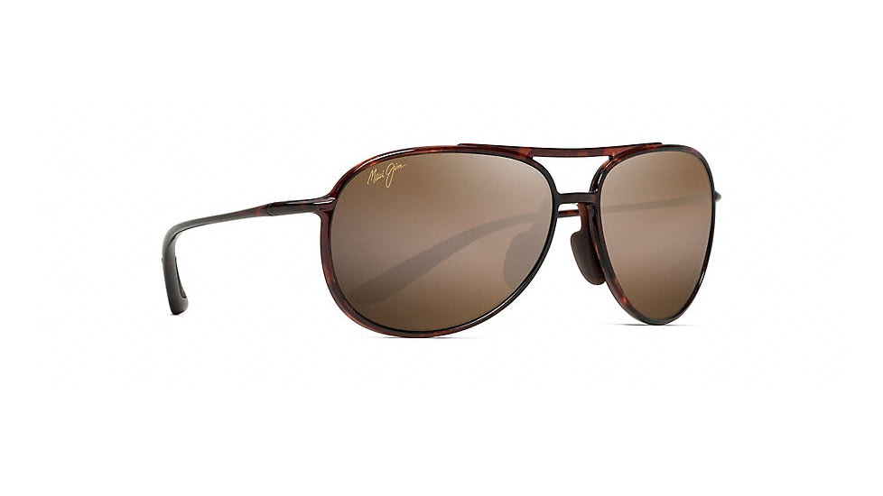 Maui Jim Alelele Bridge Aviators  Sunglasses,Tortoise,HCL Bronze Lens H438-10