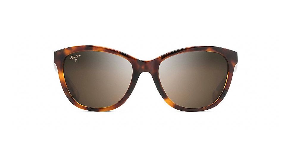 Maui Jim Canna Polarized Cat Eye  Sunglasses,Mocha Tortoise,HCL Bronze Lens HS769-10E