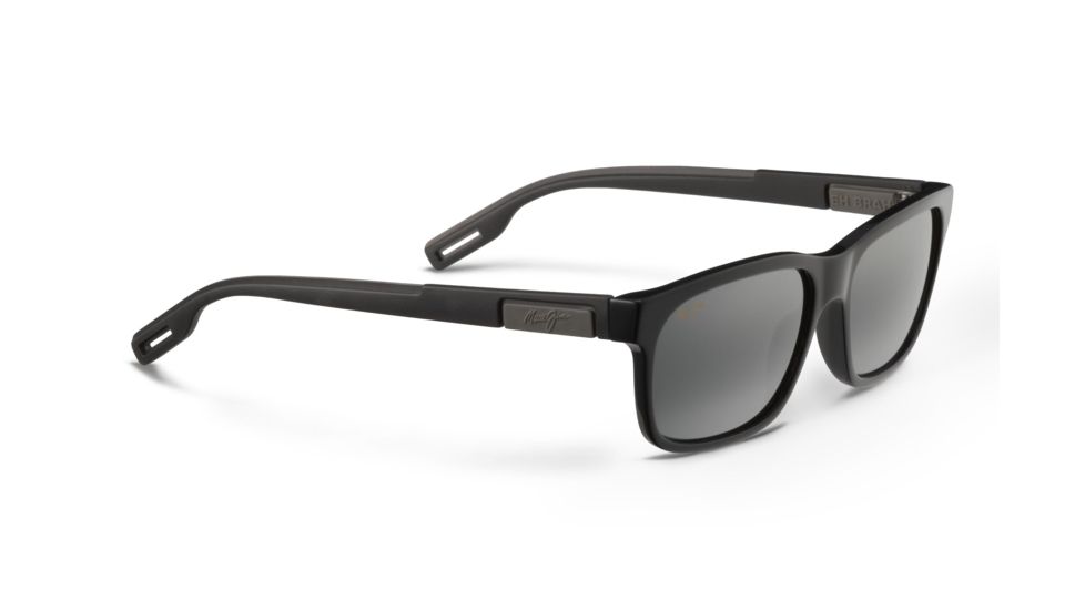 Maui Jim Eh Brah Sunglasses, Neutral Grey, Gloss Black 284-02