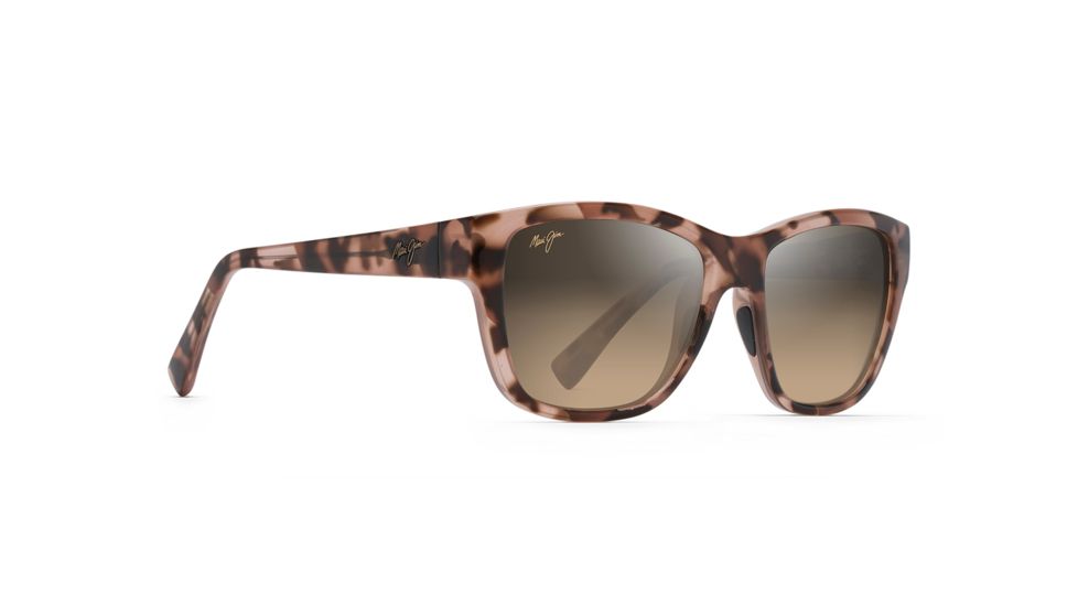 Maui Jim Hanapa'a Polarized Square Sunglasses - Women's, Blush Tortoise Frame, HCL Bronze Lens, Blush Tortoise HS538-09D
