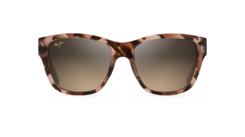 Maui Jim Hanapa'a Polarized Square Sunglasses - Women's, Blush Tortoise Frame, HCL Bronze Lens, Blush Tortoise HS538-09D
