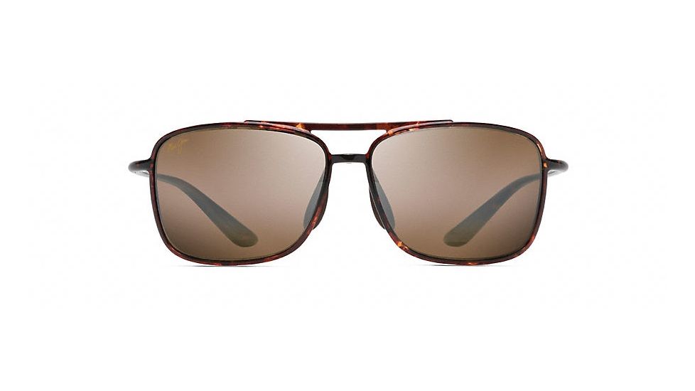 Maui Jim Kaupo Gap Polarized Aviator  Sunglasses,Tortoise,HCL Bronze Lens H437-10