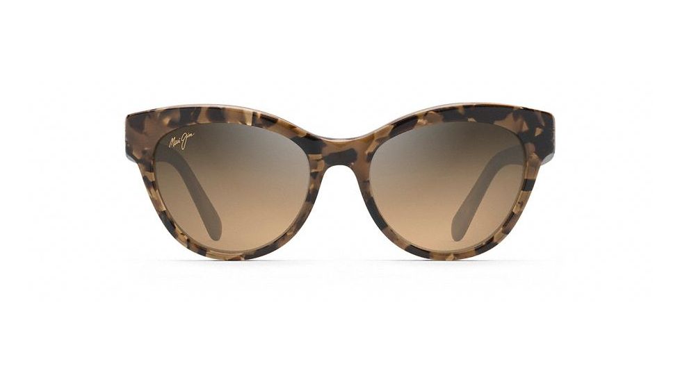 Maui Jim Ku'uipo Polarized Cat Eye Sunglasses, Caramel, Caramel HS799-18A