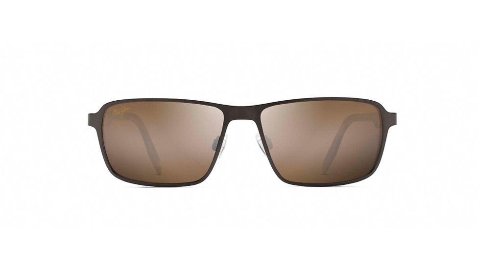 Maui Jim Glass Beach Sunglasses, Matte Chocolate, HCL Bronze, H748-01M